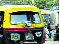 Auto-rickshaws continue to choke city roads