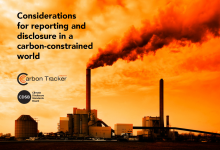 Considerations for reporting and disclosure in a carbon-constrained world
