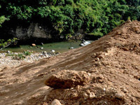 Construction waste being dumped in McLeodganj hills