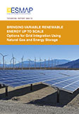 Bringing variable renewable energy up to scale: options for grid integration using natural gas and energy storage