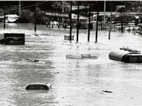 Heavy rains flood city areas