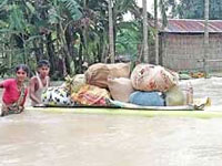 Assam: Flood situation grim, affects NRC work