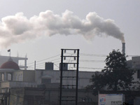 Pollution chokes city; air, water not spared