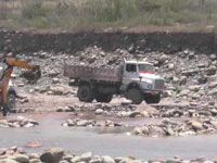 Illegal mining damages 200 kanals of agri land in Rajouri