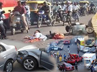 Road accidents claim 35 lives in state everyday!