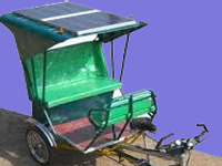 Solar-powered auto to promote clean energy