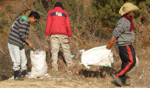 CSE report on waste management policy in Bhutan
