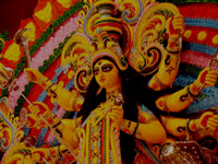 Durga Puja: Pandal made from scrap, spare parts glitters in Kolkata