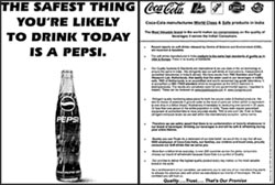 Pesticides in soft drinks: media war