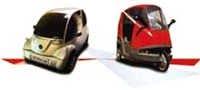 Hydrogen powered Microcab