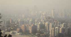 Smog over Santiago