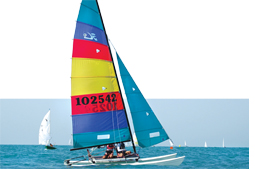 Humble catamaran`s sporting makeover  