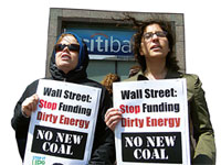 US banks under fire for investing in coal  