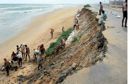 Illegal buildings trigger erosion, threaten Puri beach
