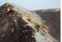 Volcanoes in action in Indonesia  