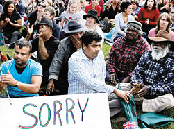 Australia says `sorry` to the aborigines   