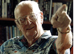 Arthur C Clarke foretold many current advances in communication