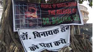 Worldwide support for Binayak Sen