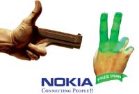 Handset falls