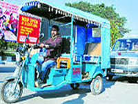 Battery-operated rickshaws plying on Jammu roads without permission