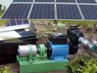 Solar energy for machinery, equipment