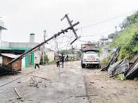 Over 1000 houses damaged in thunderstorm in Nagaland